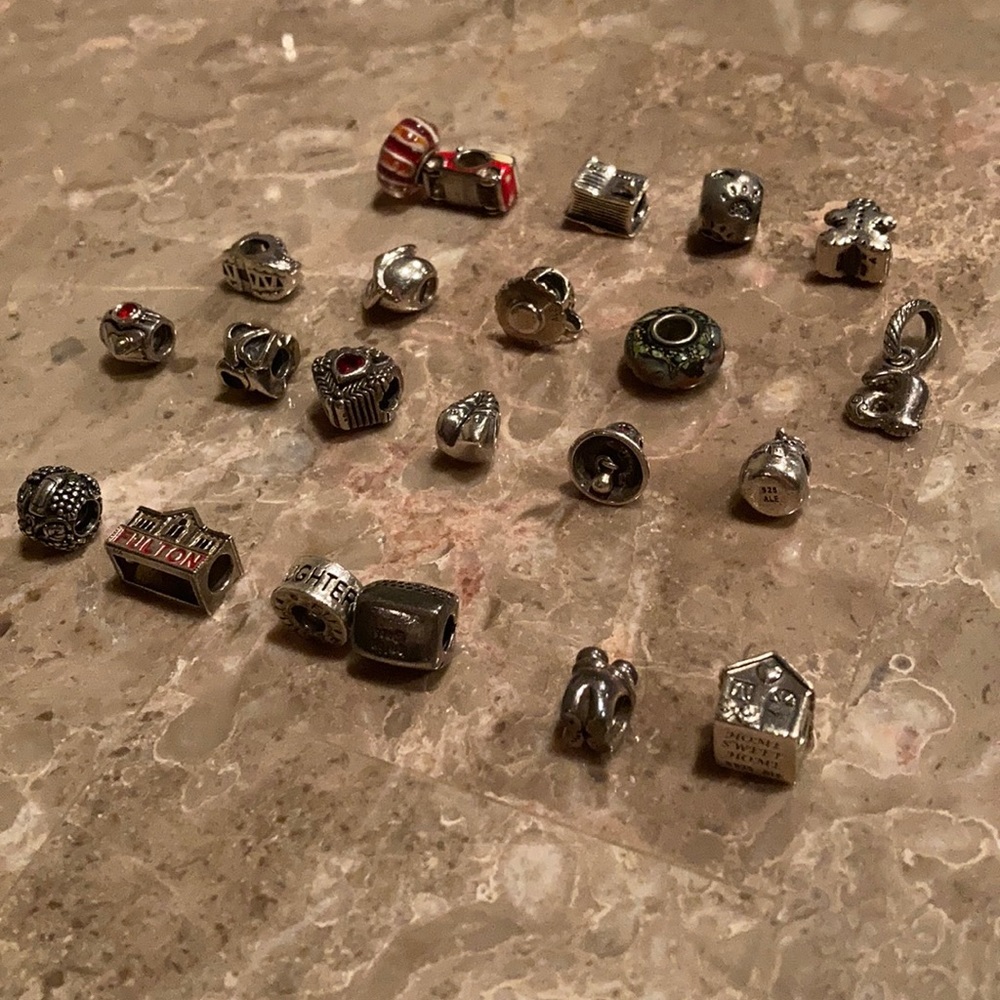 Many Pandora/Camilla charms 15$ each